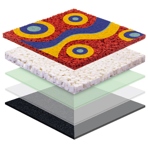 广东无缝预制型塑胶跑道EPDM面层